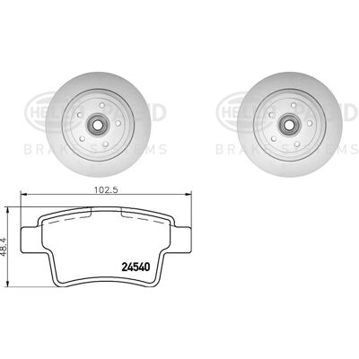 Hella Bremsscheiben + Beläge Hinten Passend Für Citroen C4 Grand / Picasso: Bremsbelagsatz, Scheibenbremse A.b.s.: 37597 Abakus: 23102023 Aisin: Bpci2 Hella Bremsscheiben + Beläge Hinten Passend Für Citroen C4 Grand / Picasso: Bremsbelagsatz, Scheibenbremse A.b.s.: 37597 Abakus: 23102023 Aisin: Bpci2