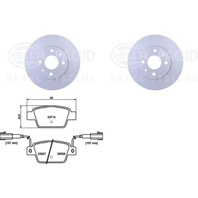 Hella Bremsenset Hinten Passend Für Fiat Bravo 198 + Lancia Delta 844: Bremsscheibe A.b.s.: 15049 A.b.s.: 15952 Abakus: 23104038 Abakus: 231040382 Ais Hella Bremsenset Hinten Passend Für Fiat Bravo 198 + Lancia Delta 844: Bremsscheibe A.b.s.: 15049 A.b.s.: 15952 Abakus: 23104038 Abakus: 231040382 Ais