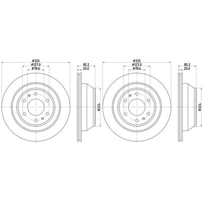 2x Hella Bremsscheiben 325mm Hinten Passend Für Chevrolet Trailblazer Isu: Bremsscheibe A.b.s.: 18074 Car: 1421319 Chevrolet: 15134671 Fremax: Bd5080 2x Hella Bremsscheiben 325mm Hinten Passend Für Chevrolet Trailblazer Isu: Bremsscheibe A.b.s.: 18074 Car: 1421319 Chevrolet: 15134671 Fremax: Bd5080