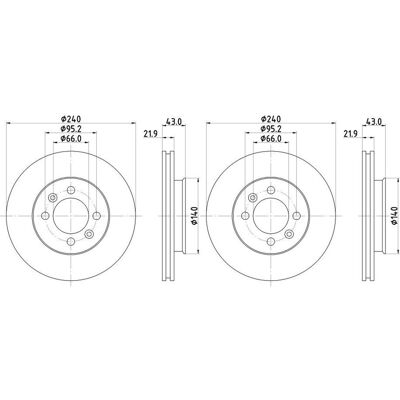 2x Hella Bremsscheiben 240mm Vorne Passend Für Austin Maestro Montego Mg: Bremsscheibe A.b.s.: 15609 Ate: 24012201771 Bosch: 0986478813 Brembo: 094959 2x Hella Bremsscheiben 240mm Vorne Passend Für Austin Maestro Montego Mg: Bremsscheibe A.b.s.: 15609 Ate: 24012201771 Bosch: 0986478813 Brembo: 094959