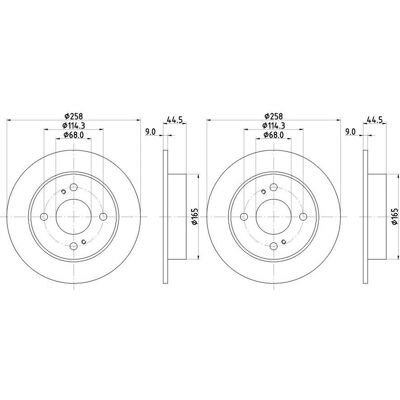 2x Hella Bremsscheiben 258mm Hinten Passend Für Infiniti G20 Nissan Prime: Bremsscheibe A.b.s.: 16152 Ashika: 6100016c Ate: 24010901291 Brembo: 085443 2x Hella Bremsscheiben 258mm Hinten Passend Für Infiniti G20 Nissan Prime: Bremsscheibe A.b.s.: 16152 Ashika: 6100016c Ate: 24010901291 Brembo: 085443