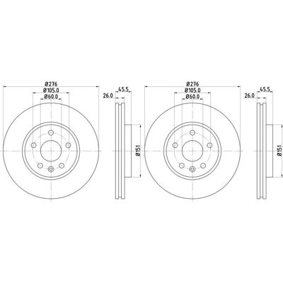 2x Hella Bremsscheiben 276mm Vorne Passend Für Chevrolet Aveo Cruze Opel: Bremsscheibe A.b.s.: 18034 Abakus: 23103086 Abakus: 231030862 Aisin: L6f931s 2x Hella Bremsscheiben 276mm Vorne Passend Für Chevrolet Aveo Cruze Opel: Bremsscheibe A.b.s.: 18034 Abakus: 23103086 Abakus: 231030862 Aisin: L6f931s