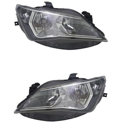 Van Wezel Seat Ibiza Scheinwerfer - Klare Linse, 2er Set, Chromrahmen Van Wezel Seat Ibiza Scheinwerfer - Klare Linse, 2er Set, Chromrahmen