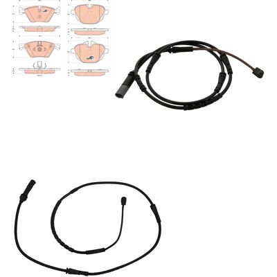 Trw Bremsbeläge + Warnkontakte Vorne + Hinten Passend Für Bmw 5er F10 F11: Warnkontakt, Bremsbelagverschleiß A.b.s.: 39749 Abakus: 12010043 Aic: 57357 Trw Bremsbeläge + Warnkontakte Vorne + Hinten Passend Für Bmw 5er F10 F11: Warnkontakt, Bremsbelagverschleiß A.b.s.: 39749 Abakus: 12010043 Aic: 57357