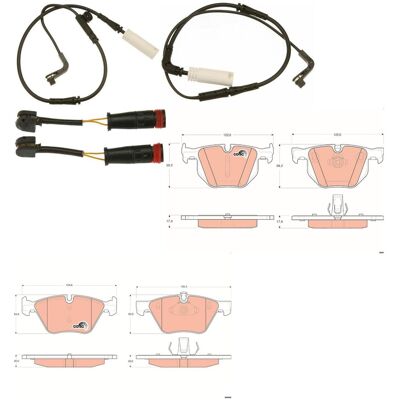 Trw Bremsbeläge + Warnkontaktvorne + Hinten Passend Für Bmw 5er E60 E61: Bremsbelagsatz, Scheibenbremse A.b.s.: 37409 Abakus: 23102035 Aisin: Bpbm1007 Trw Bremsbeläge + Warnkontaktvorne + Hinten Passend Für Bmw 5er E60 E61: Bremsbelagsatz, Scheibenbremse A.b.s.: 37409 Abakus: 23102035 Aisin: Bpbm1007