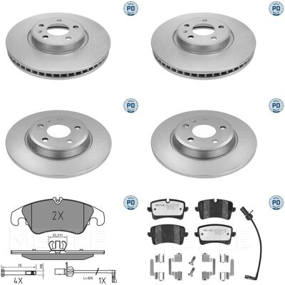 Meyle Pd-bremsenset Vorne + Hinten Passend Für Audi A6 C7 4g + A7 4g: Bremsbelagsatz, Scheibenbremse A.b.s.: 37830 Abakus: 23102075 Abakus: 23102169 A Meyle Pd-bremsenset Vorne + Hinten Passend Für Audi A6 C7 4g + A7 4g: Bremsbelagsatz, Scheibenbremse A.b.s.: 37830 Abakus: 23102075 Abakus: 23102169 A