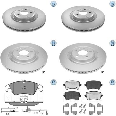 Meyle Pd-bremsenset Vorne + Hinten Passend Für Audi Q5 8r Bj 2008-2011: Bremsbelagsatz, Scheibenbremse A.b.s.: 37588 Abakus: 23102230 Aisin: Bpvw2009 Meyle Pd-bremsenset Vorne + Hinten Passend Für Audi Q5 8r Bj 2008-2011: Bremsbelagsatz, Scheibenbremse A.b.s.: 37588 Abakus: 23102230 Aisin: Bpvw2009