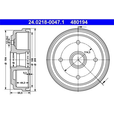 2x Ate Bremstrommeln 180mm Hinten Bremsen: Bremstrommel A.b.s.: 2822s Ashika: 5608815c Ate: 24021800471 Brembo: 14938910 Delphi: Bf490 Japanparts: Ta8 2x Ate Bremstrommeln 180mm Hinten Bremsen: Bremstrommel A.b.s.: 2822s Ashika: 5608815c Ate: 24021800471 Brembo: 14938910 Delphi: Bf490 Japanparts: Ta8