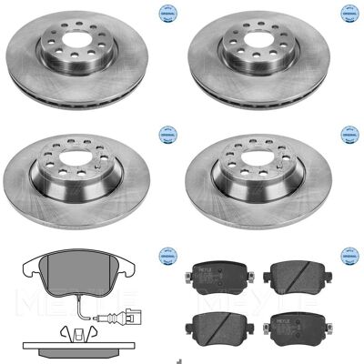 Meyle Bremsscheiben + Beläge Vorne+hinten Passend Für Audi Q3 8u Bj. 2014 - 2018: Bremsbelagsatz, Scheibenbremse A.b.s.: 35001 Abakus: 23102092 Aisin: Meyle Bremsscheiben + Beläge Vorne+hinten Passend Für Audi Q3 8u Bj. 2014 - 2018: Bremsbelagsatz, Scheibenbremse A.b.s.: 35001 Abakus: 23102092 Aisin: