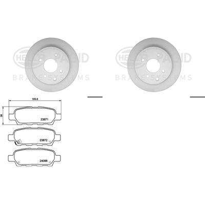 Hella Bremsenset 292mm Hinten Passend Für Nissan Tiida C11 Sc11 + Cube Z12: Bremsscheibe A.b.s.: 18040 Abakus: 23104139 Abakus: 231041392 Aisin: B6r18 Hella Bremsenset 292mm Hinten Passend Für Nissan Tiida C11 Sc11 + Cube Z12: Bremsscheibe A.b.s.: 18040 Abakus: 23104139 Abakus: 231041392 Aisin: B6r18