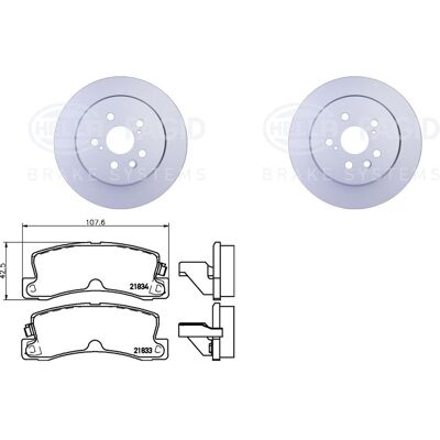 Hella Bremsscheiben + Beläge 288mm Hinten Passend Für Toyota Avensis T22: Bremsscheibe A.b.s.: 17170 Aisin: A6r1323s Ashika: 6102236c Ate: 24011003051 Hella Bremsscheiben + Beläge 288mm Hinten Passend Für Toyota Avensis T22: Bremsscheibe A.b.s.: 17170 Aisin: A6r1323s Ashika: 6102236c Ate: 24011003051