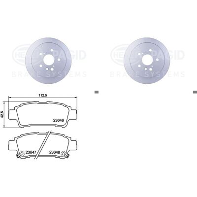 Hella Bremsscheiben + Beläge Hinten Passend Für Toyota Avensis Verso + Previa: Bremsscheibe A.b.s.: 17171 Ap: 14961v Ashika: 6102258c Ate: 24011201641 Hella Bremsscheiben + Beläge Hinten Passend Für Toyota Avensis Verso + Previa: Bremsscheibe A.b.s.: 17171 Ap: 14961v Ashika: 6102258c Ate: 24011201641