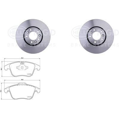 Hella Bremsenset 304mm Vorne Passend Für Citroen C5 3 Rd + Peugeot 407: Bremsscheibe A.b.s.: 17773 Abakus: 23103101 Abakus: 231031012 Ap: 25152v Ap: 2 Hella Bremsenset 304mm Vorne Passend Für Citroen C5 3 Rd + Peugeot 407: Bremsscheibe A.b.s.: 17773 Abakus: 23103101 Abakus: 231031012 Ap: 25152v Ap: 2