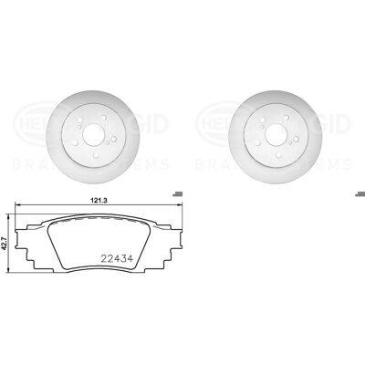 Hella Bremsscheiben + Beläge Hinten Passend Für Toyota C-hr X1 + Yaris Cross: Bremsscheibe A.b.s.: 18621 Abakus: 23104259 Aisin: A6r2000s Ashika: 6102 Hella Bremsscheiben + Beläge Hinten Passend Für Toyota C-hr X1 + Yaris Cross: Bremsscheibe A.b.s.: 18621 Abakus: 23104259 Aisin: A6r2000s Ashika: 6102