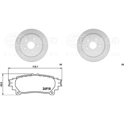 Hella Bremsenset 290mm Hinten Passend Für Toyota Prius Plus W4 + Mirai: Bremsbelagsatz, Scheibenbremse A.b.s.: 37143 A.b.s.: 37815 Abakus: 23101423 Ab Hella Bremsenset 290mm Hinten Passend Für Toyota Prius Plus W4 + Mirai: Bremsbelagsatz, Scheibenbremse A.b.s.: 37143 A.b.s.: 37815 Abakus: 23101423 Ab