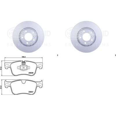 Hella Bremsscheiben + Beläge Vorne Passend Für Citroen C4 Picasso / Spacetourer: Bremsbelagsatz, Scheibenbremse A.b.s.: 35029 Abakus: 23101339 Aisin: Hella Bremsscheiben + Beläge Vorne Passend Für Citroen C4 Picasso / Spacetourer: Bremsbelagsatz, Scheibenbremse A.b.s.: 35029 Abakus: 23101339 Aisin: