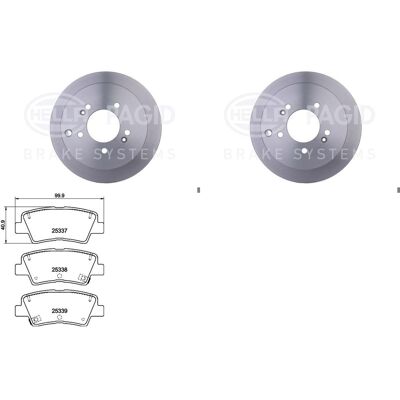 Hella Bremsscheiben + Beläge Hinten Passend Für Hyundai Tucson Jm Nur 4x4 4wd: Bremsscheibe A.b.s.: 17200 Abakus: 23104027 Abakus: 231040272 Ackoja: A Hella Bremsscheiben + Beläge Hinten Passend Für Hyundai Tucson Jm Nur 4x4 4wd: Bremsscheibe A.b.s.: 17200 Abakus: 23104027 Abakus: 231040272 Ackoja: A