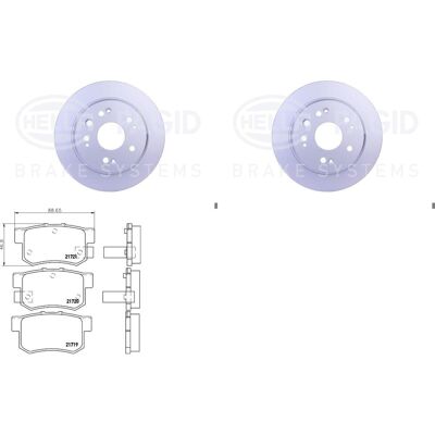 Hella Bremsscheiben + Beläge 282mm Hinten Passend Für Honda Cr-v Ii Rd 2.0: Bremsscheibe A.b.s.: 17604 Ackoja: A2640009 Ashika: 6104441c Ate: 24010901 Hella Bremsscheiben + Beläge 282mm Hinten Passend Für Honda Cr-v Ii Rd 2.0: Bremsscheibe A.b.s.: 17604 Ackoja: A2640009 Ashika: 6104441c Ate: 24010901