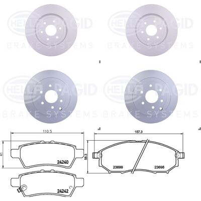 Hella Bremsenset Vorne+hinten Passend Für Nissan Navara D40 Pathfinder R51: Bremsscheibe A.b.s.: 17888 Aisin: B6f231s Ap Xenergy: X602838 Ashika: 6001 Hella Bremsenset Vorne+hinten Passend Für Nissan Navara D40 Pathfinder R51: Bremsscheibe A.b.s.: 17888 Aisin: B6f231s Ap Xenergy: X602838 Ashika: 6001