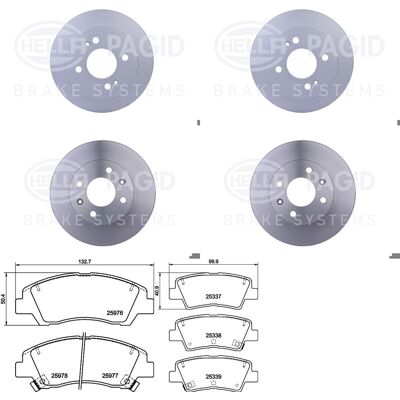 Hella Bremsscheiben + Beläge Vorne + Hinten Passend Für Hyundai I10 Ba: Bremsscheibe A.b.s.: 18398 Abakus: 23104109 Abakus: 231041092 Ackoja: A5240019 Hella Bremsscheiben + Beläge Vorne + Hinten Passend Für Hyundai I10 Ba: Bremsscheibe A.b.s.: 18398 Abakus: 23104109 Abakus: 231041092 Ackoja: A5240019