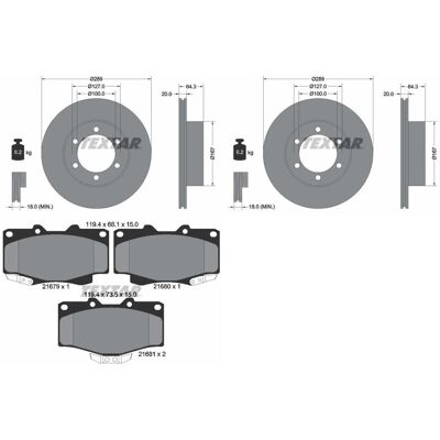 Textar Bremsscheiben 289mm + Beläge Vorne Passend Für Toyota 4runner Hilux Taro: Bremsscheibe A.b.s.: 15980 Aisin: A6f404s Ap Xenergy: X601496 Ashika: Textar Bremsscheiben 289mm + Beläge Vorne Passend Für Toyota 4runner Hilux Taro: Bremsscheibe A.b.s.: 15980 Aisin: A6f404s Ap Xenergy: X601496 Ashika: