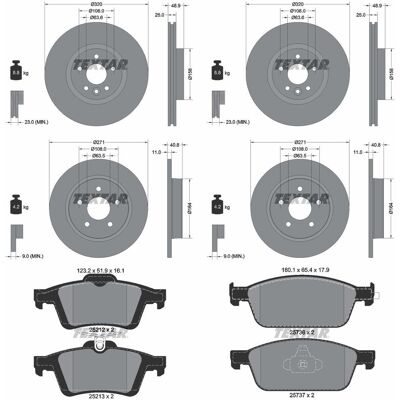 Textar Bremsscheiben + Beläge Vorne + Hinten Passend Für Ford Focus 3 Iii St: Bremsscheibe A.b.s.: 17635 A.b.s.: 18340 A.b.s.: 18580 Abakus: 23103226 Textar Bremsscheiben + Beläge Vorne + Hinten Passend Für Ford Focus 3 Iii St: Bremsscheibe A.b.s.: 17635 A.b.s.: 18340 A.b.s.: 18580 Abakus: 23103226