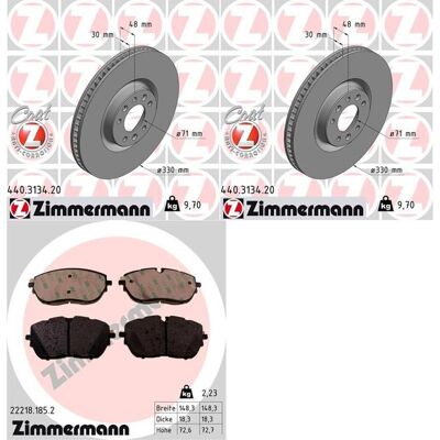 Zimmermann Bremsscheiben 330mm + Beläge Vorne Passend Für Citroen C5 X Ds7 Ds9: Bremsbelagsatz, Scheibenbremse A.b.s.: 35102 Abakus: 23101405 Aisin: B Zimmermann Bremsscheiben 330mm + Beläge Vorne Passend Für Citroen C5 X Ds7 Ds9: Bremsbelagsatz, Scheibenbremse A.b.s.: 35102 Abakus: 23101405 Aisin: B