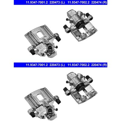 2x Ate Bremssattel Hinten Links+rechts Passend Für Mini: Bremssattel A.b.s.: 430321 Abakus: 13104285 Ashika: Cal177ljm Ate: 11934770012 Bogap: B311311 2x Ate Bremssattel Hinten Links+rechts Passend Für Mini: Bremssattel A.b.s.: 430321 Abakus: 13104285 Ashika: Cal177ljm Ate: 11934770012 Bogap: B311311