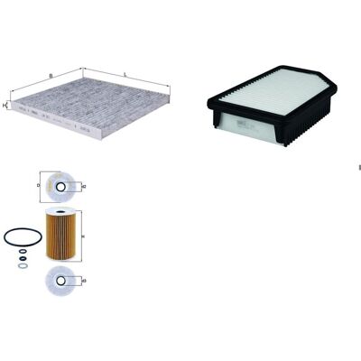 KNECHT - OX351D - 65mm - 104mm - Oil filter set KNECHT - OX351D - 65mm - 104mm - Oil filter set