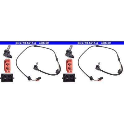 2x Ate Abs-sensor Raddrehzahl Abs-fühler Vorne Passend Für Audi A4 Skoda Superb: Sensor, Raddrehzahl A.b.s.: 30122 Abakus: 12002039 Abakus: 12002124 A 2x Ate Abs-sensor Raddrehzahl Abs-fühler Vorne Passend Für Audi A4 Skoda Superb: Sensor, Raddrehzahl A.b.s.: 30122 Abakus: 12002039 Abakus: 12002124 A