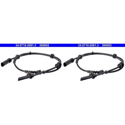 2x Ate Abs-sensor Raddrehzahl Abs-fühler Hinten Passend Für Bmw 7: Sensor, Raddrehzahl A.b.s.: 31232 Ate: 24071020813 Bbt: Wss0910 Bmw: 34526775864 Bo 2x Ate Abs-sensor Raddrehzahl Abs-fühler Hinten Passend Für Bmw 7: Sensor, Raddrehzahl A.b.s.: 31232 Ate: 24071020813 Bbt: Wss0910 Bmw: 34526775864 Bo