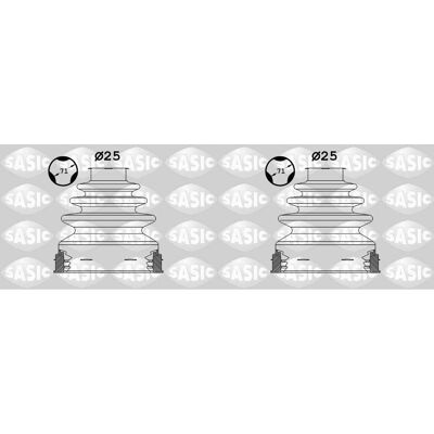2x Sasic Achsmanschetten Satz Getriebeseitig Passend Für Ford Focus Volvo C30 C7: Faltenbalgsatz, Antriebswelle Birth: 7837 Cifam: 613524 Febest: 2715 2x Sasic Achsmanschetten Satz Getriebeseitig Passend Für Ford Focus Volvo C30 C7: Faltenbalgsatz, Antriebswelle Birth: 7837 Cifam: 613524 Febest: 2715