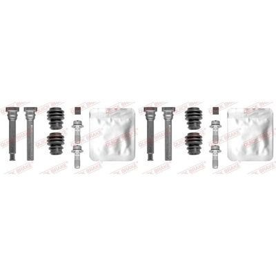 2x Quick Brake Führungshülsen-satz Bremssattel Hinten Passend Für Honda Cr-v: 2x Quick Brake Führungshülsen-satz Bremssattel Hinten Passend Für Honda Cr-v: