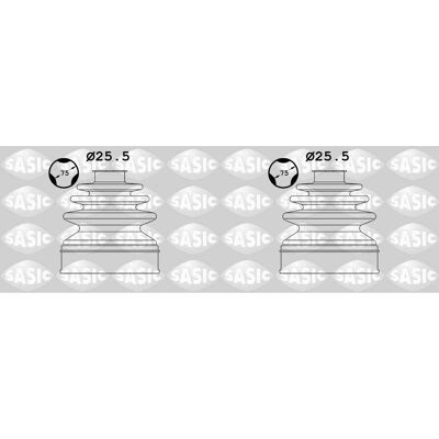 2x Sasic Achsmanschetten Satz Getriebeseitig Passend Für Citroën C5 C6 Ford Gala: Faltenbalgsatz, Antriebswelle Autofren Seinsa: D8455 Blue Print: Adb 2x Sasic Achsmanschetten Satz Getriebeseitig Passend Für Citroën C5 C6 Ford Gala: Faltenbalgsatz, Antriebswelle Autofren Seinsa: D8455 Blue Print: Adb