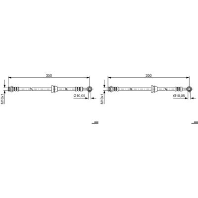 2x Bosch Bremsschlauch Bremsschläuche Vorne Passend Für Chevrolet Aveo Daewoo Ka: Bremsschlauch A.b.s.: Sl5804 Ate: 24528603423 Blue Print: Adg05375 B 2x Bosch Bremsschlauch Bremsschläuche Vorne Passend Für Chevrolet Aveo Daewoo Ka: Bremsschlauch A.b.s.: Sl5804 Ate: 24528603423 Blue Print: Adg05375 B