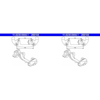 2x Ate Bremssattel Halter Träger Vorne Passend Für Bmw 3 Z3: Halter, Bremssattel Ate: 11023004441 Bmw: 34111160347 Bmw: 34111162407 Bmw: 34111164221 2x Ate Bremssattel Halter Träger Vorne Passend Für Bmw 3 Z3: Halter, Bremssattel Ate: 11023004441 Bmw: 34111160347 Bmw: 34111162407 Bmw: 34111164221