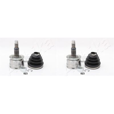 2x Ashika Antriebswellengelenk Satz Radseitig Passend Für Chrysler Sebring: 2x Ashika Antriebswellengelenk Satz Radseitig Passend Für Chrysler Sebring: