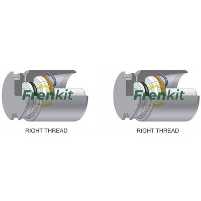 2x Frenkit 38mm Kolben Bremssattel Hinten Passend Für Alfa Mito Audi A3 Citroën: 2x Frenkit 38mm Kolben Bremssattel Hinten Passend Für Alfa Mito Audi A3 Citroën: