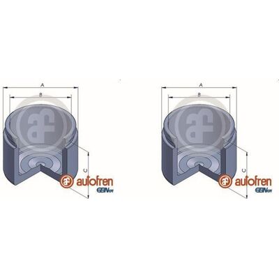 Autofren - 60mm - 60mm Kolben - Vorderachse - Brake caliper Autofren - 60mm - 60mm Kolben - Vorderachse - Brake caliper