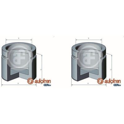 AUTOFREN SEINSA 2x Autofren 57mm Kolben Bremssattel Vorne Passend Für Chrysler Crossfire Mercede: AUTOFREN SEINSA 2x Autofren 57mm Kolben Bremssattel Vorne Passend Für Chrysler Crossfire Mercede: