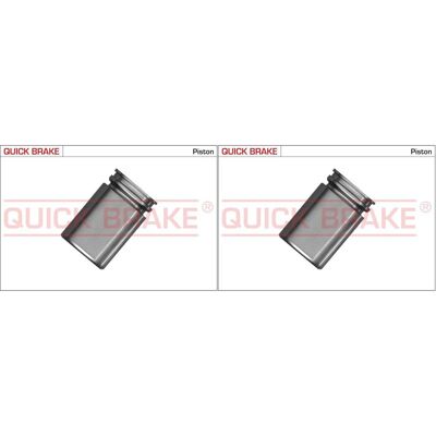 2x Quick Brake 34mm Kolben Bremssattel Passend Für Daihatsu Charade Mini Cooper: 2x Quick Brake 34mm Kolben Bremssattel Passend Für Daihatsu Charade Mini Cooper: