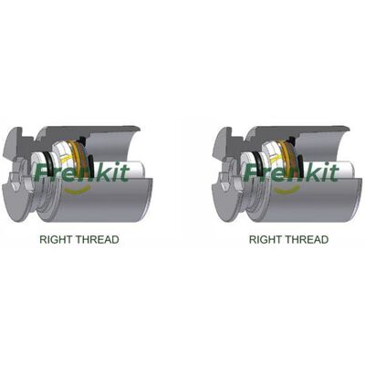 2x Frenkit 38mm Kolben Bremssattel Hinten Passend Für Ford Mondeo: 2x Frenkit 38mm Kolben Bremssattel Hinten Passend Für Ford Mondeo: