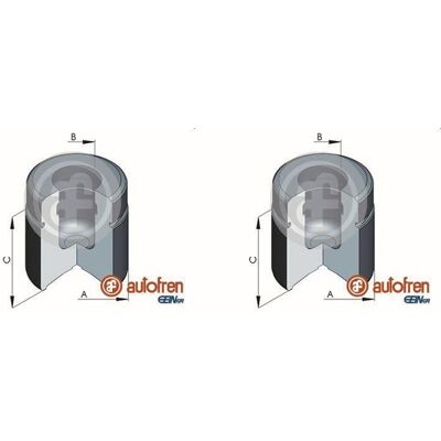 AUTOFREN SEINSA 2x Autofren 66mm Kolben Bremssattel Vorne Passend Für Chrysler Voyager Jeep Cher: AUTOFREN SEINSA 2x Autofren 66mm Kolben Bremssattel Vorne Passend Für Chrysler Voyager Jeep Cher: