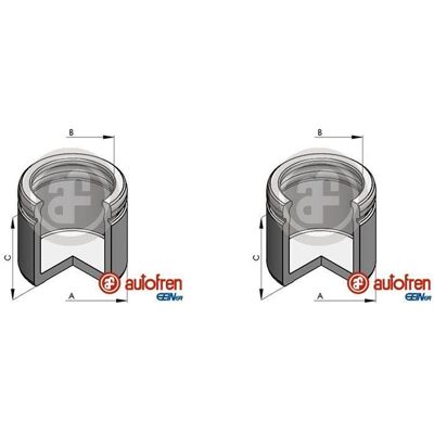 Autofren Seinsa - 60mm Kolben - Vorderachse - Bremssattel Autofren Seinsa - 60mm Kolben - Vorderachse - Bremssattel
