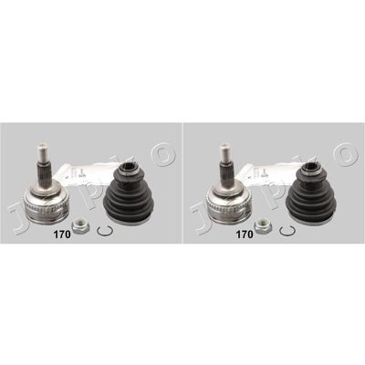 2x Japko Antriebswellengelenk Satz Radseitig Passend Für Nissan Kubistar Renault: Gelenksatz, Antriebswelle Abakus: 14104024 Ashika: 6201170 Bga: Cv73 2x Japko Antriebswellengelenk Satz Radseitig Passend Für Nissan Kubistar Renault: Gelenksatz, Antriebswelle Abakus: 14104024 Ashika: 6201170 Bga: Cv73