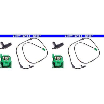 2x Ate Abs-sensor Raddrehzahl Hinten Passend Für Volvo S80: Sensor, Raddrehzahl A.b.s.: 30418 Ashika: 151000301 Ate: 24071160193 Fae: 78288 Frankberg: 2x Ate Abs-sensor Raddrehzahl Hinten Passend Für Volvo S80: Sensor, Raddrehzahl A.b.s.: 30418 Ashika: 151000301 Ate: 24071160193 Fae: 78288 Frankberg: