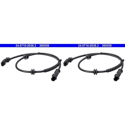 ATE - Renault Clio Modus - Hinten - 690mm - ABS Sensor ATE - Renault Clio Modus - Hinten - 690mm - ABS Sensor