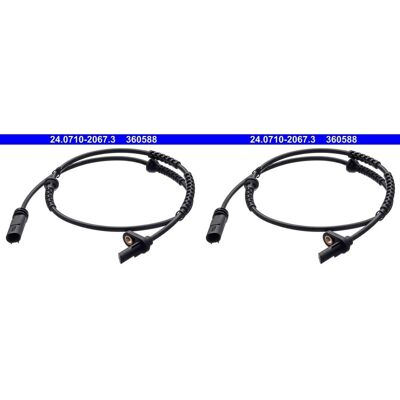 2x Ate Abs-sensor Raddrehzahl Vorne Links+rechts Passend Für Bmw 5er 6er 7er: Sensor, Raddrehzahl A.b.s.: 31263 Ate: 24071020673 Bbt: Wss0911 Bmw: 345 2x Ate Abs-sensor Raddrehzahl Vorne Links+rechts Passend Für Bmw 5er 6er 7er: Sensor, Raddrehzahl A.b.s.: 31263 Ate: 24071020673 Bbt: Wss0911 Bmw: 345