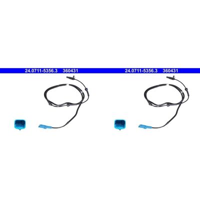 2x Ate Abs-sensor Raddrehzahl Hinten Passend Für Peugeot 508: Sensor, Raddrehzahl Ate: 24071153563 Peugeot: 9674578580 Wilmink Group: Wg2458161 2x Ate Abs-sensor Raddrehzahl Hinten Passend Für Peugeot 508: Sensor, Raddrehzahl Ate: 24071153563 Peugeot: 9674578580 Wilmink Group: Wg2458161