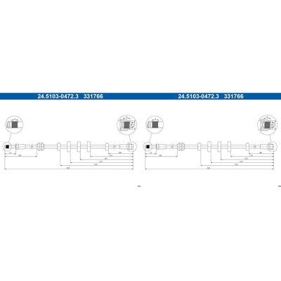 2x Ate Bremsschlauch Bremsschläuche Schläuche 520mm Vorne Passend Für Audi A4 A5: Bremsschlauch A.b.s.: Sl5878 Aic: 73925 Ate: 24510304723 Automega: 1 2x Ate Bremsschlauch Bremsschläuche Schläuche 520mm Vorne Passend Für Audi A4 A5: Bremsschlauch A.b.s.: Sl5878 Aic: 73925 Ate: 24510304723 Automega: 1